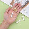 Brass Dragonfly Pendants KK-BB11606-4