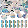 150Pcs PVC Paillette/Sequin Links PVC-TA0001-07A-1