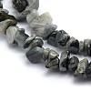 Natural Hawk's Eye Beads Strands G-P332-03-2