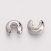 Brass Crimp Beads Covers X-EC266-2