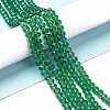 Electroplate Glass Beads Strands X1-EGLA-A034-T4mm-L12-4