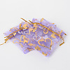 Heart Printed Organza Bags OP-R022-7x9-05-2