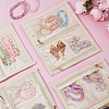 Portale Travel Velvet and PVC Loose Leaf Binder Jewelry Bags AJEW-WH0673-27B-4