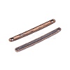 Tibetan Style Bar Links connectors TIBE-A14039-R-FF-2