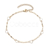 304 Stainless Steel Anklet AJEW-AN00608-1