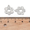 Rhodium Plated 925 Sterling Silver Pendants STER-C003-14P-3