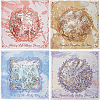 4Sets 4 Styles Paper Scrapbooking DIY-GF0011-36-1
