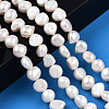 Natural Cultured Freshwater Pearl Beads Strands PEAR-N014-08E-2