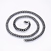 304 Stainless Steel Curb Chain Necklaces NJEW-O102-02B-1