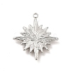 Non-Tarnish 304 Stainless Steel Pendant Rhinestone Settings LS-STAS-I197-013P-3
