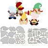 Carbon Steel Cutting Dies Stencils DIY-WH0309-1304-1