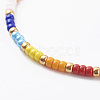 Glass Seed Beaded Bracelets BJEW-JB06158-2