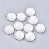 Natural White Jade Cabochons X-G-P393-R69-8MM-1