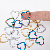 18Pcs 3 Colors 304 Stainless Steel Linking Ring STAS-UN0045-75-3