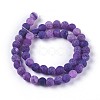 Natural Weathered Agate Beads Strands X-G-P414-A03-2