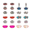 Alloy Rhinestone European Beads MPDL-TA0001-01-2