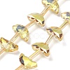 Electroplate Transparent Glass Beads EGLA-H112-05HP-02-1