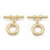 Brass Toggle Clasps KK-N233-140LG-1