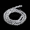 Electroplate Transparent Glass Beads Strands EGLA-A035-T4mm-A19-2