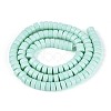 Opaque Solid Color Glass Beads Strands LS-GLAA-N026-3x6mm-14-2