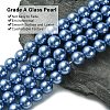 Eco-Friendly Glass Pearl Beads Strands X-HY-A008-14mm-RB015-3