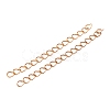 Brass Curb Chain Extender KK-T069-35C-2