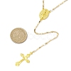 Alloy Cross Pendant Necklaces for Women NJEW-JN04799-3