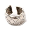 Brass Micro Pave Cubic Zirconia Open Cuff Rings RJEW-P098-25P-2