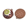 Baking Paint Zinc Alloy Pendants AL-CBA032C-03C-2