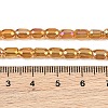 Electroplate Glass Beads Strands EGLA-D031-01S-3