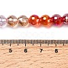 Electroplate Glass Beads Strands EGLA-D300-06-8mm-02-4