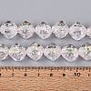 Handmade Foil Glass Beads Strands FOIL-Q002-06D-4
