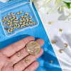 60Pcs 2 Styles Brass Beads KK-BBC0022-33-3