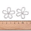 Alloy Flower Multi-Strand Links PALLOY-Q464-02P-3