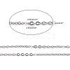 Tarnish Resistant 304 Stainless Steel Cable Chains CHS-Q001-07-2