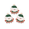 Christmas Alloy Enamel Pendants ENAM-Q442-51-1