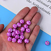 Opaque Striped Acrylic Beads MACR-S373-27D-02-6