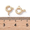 Rack Plating Brass Spring Ring Clasps X-KK-F090-22LG-3