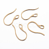 Ion Plating(IP) 304 Stainless Steel Earring Hooks X-STAS-H383-28G-1