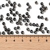 Transparent Inside Colours Glass Seed Beads SEED-H002-A-C229-4