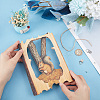 Wood Animal Hanging Ornaments HJEW-WH0053-08A-5