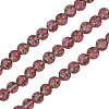 1 Strand Handmade Glod Sand Lampwork Beads Strands LAMP-TA0002-09B-3
