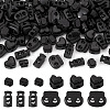 100Pcs 4 Styles Plastic Cord Locks FIND-TA0010-22-2