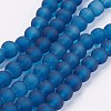 Baking Paint Transparent Glass Bead Strands X-GLAA-S031-6mm-31-1