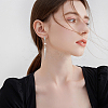 201 Stainless Steel Huggie Hoop Earring Findings FIND-DC0006-43B-7