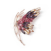 Rhinestone Butterfly Brooch Pin JEWB-P016-03LG-03-1
