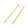 Brass Flat Head Pins KK-F824-114C-G-2