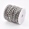 Tarnish Resistant 304 Stainless Steel Cuban Link Chains CHS-E013-17A-3