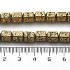 Electroplated Natural Lava Rock Beads Strands G-A251-A01-01C-4