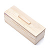 Rectangular Pine Wood Soap Molds Sets DIY-F057-03B-2